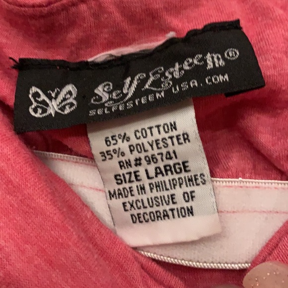 😍 2/$29 Self Esteem strapless top with elastic on top & lacey on bottom L - Picture 5 of 9